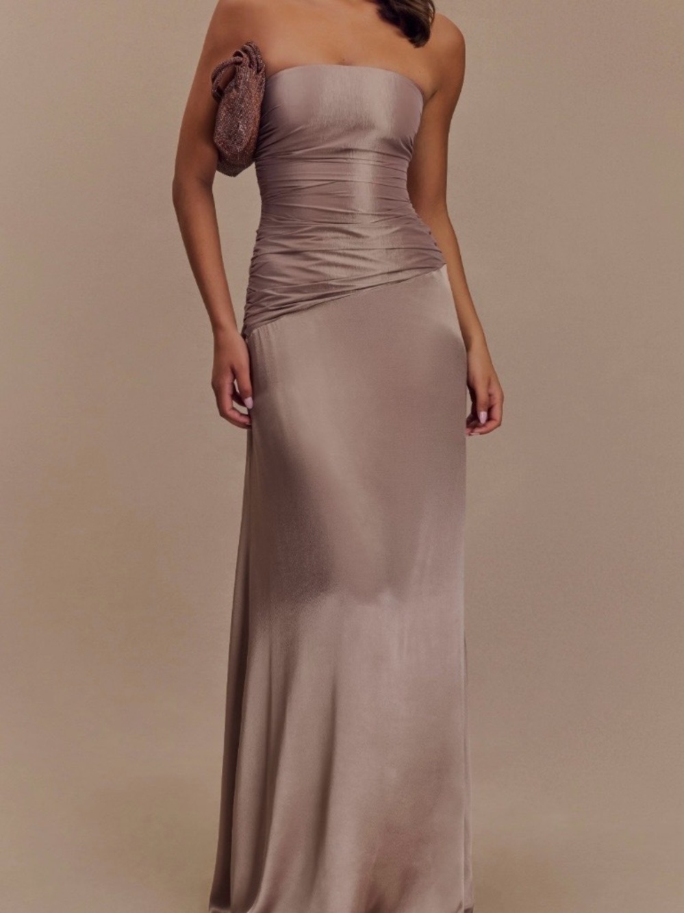 Meshki Serena Strapless Maxi Dress